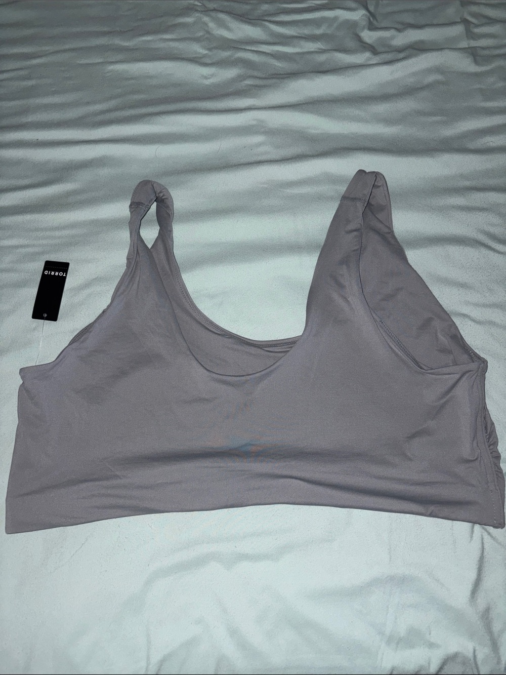 torrid Scoop Bralette in Light Gray